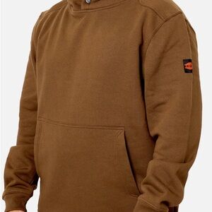 Brunt - The Shevlin Brown Hoodie water-resistant workwear